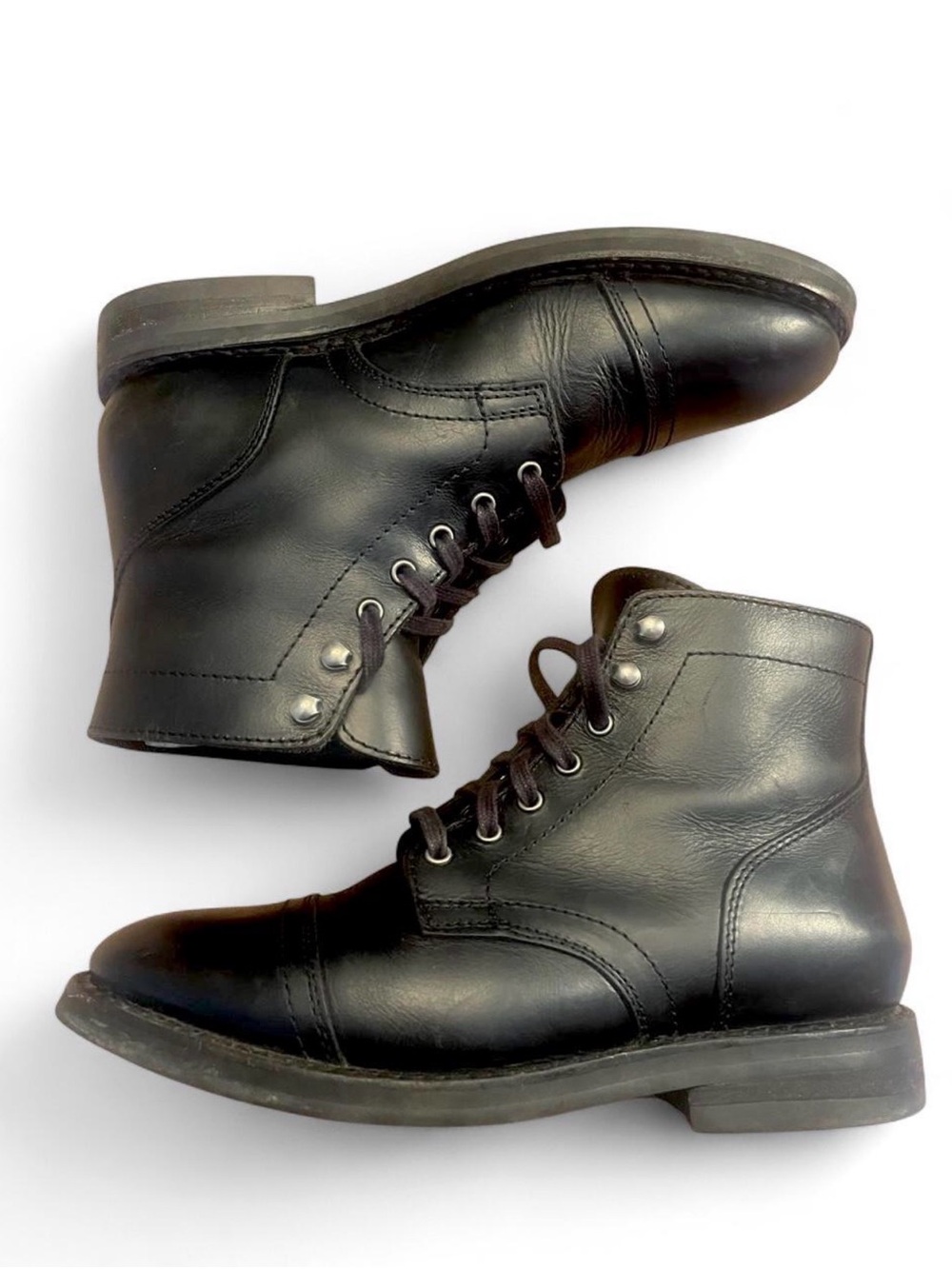 Thursday Boot Co Captain 6.5 Wide Black Leather Fits Women’s 8W / 8.5